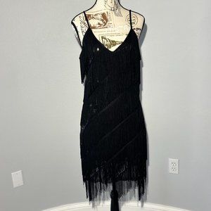 1920's Sequined Tassel Flapper Dress